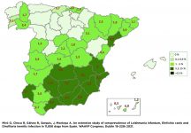 Mapa prevalencia Ehrlichia canis 2021