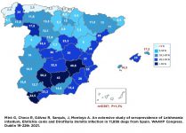 Mapa prevalencia Leishmania infantum 2021